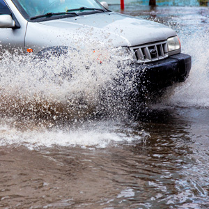 Street flooded